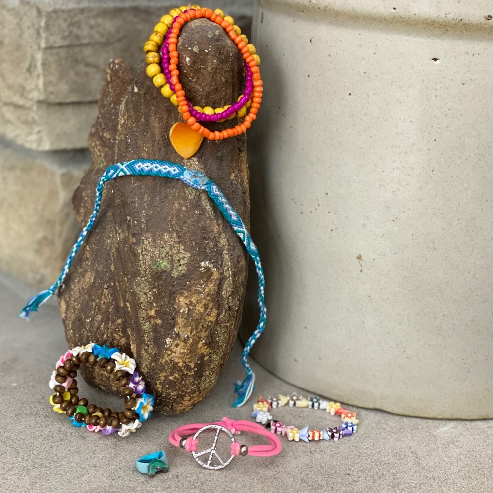 Jewelry Lot Kids Tween Teen Boho Beach Bracelets